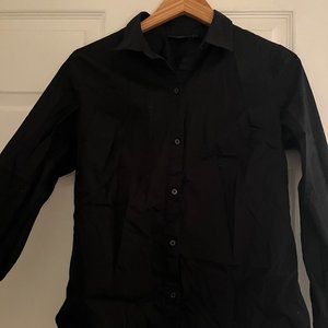 (SET OF 2) Black Button-Ups
